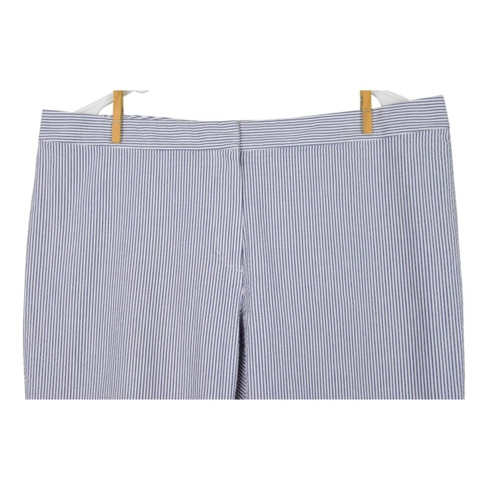 BROOKS BROTHERS NATALIE FIT SEERSUCKER CROPPED PANTS - Picture 2 of 8